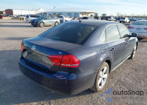 2013 Volkswagen Passat 2.5L Se from USA, damaged, VIN 1VWBH7A30DC104718